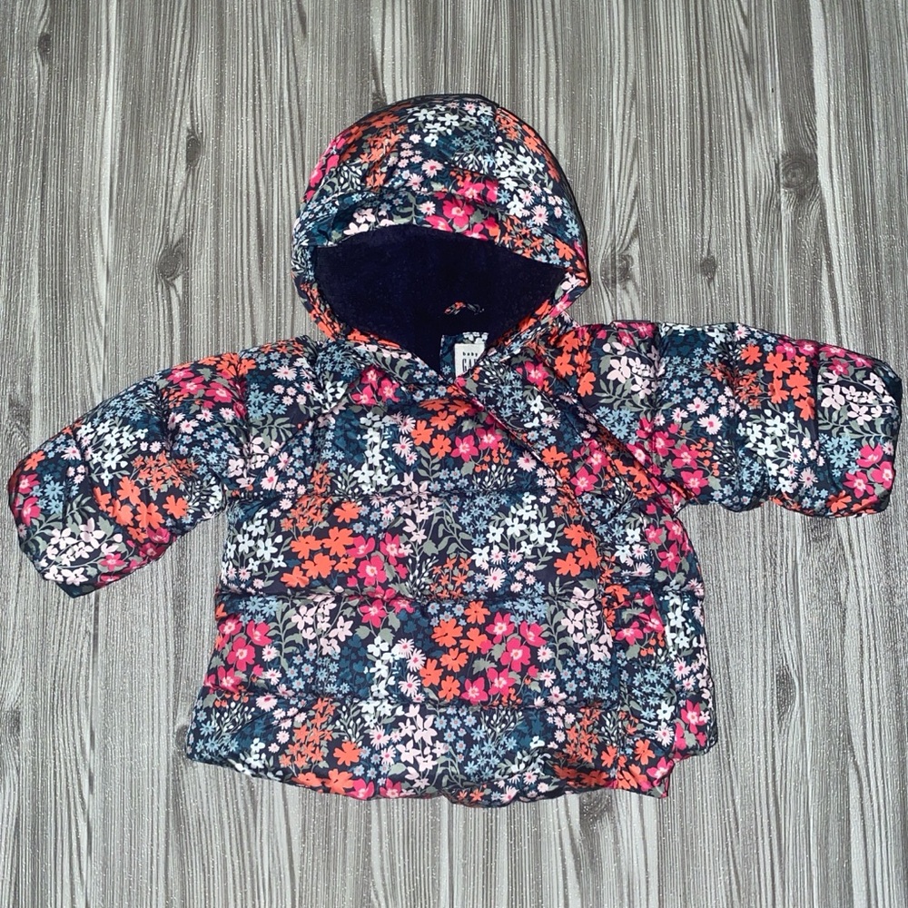 Gap Floral Hooded Baby Jacket